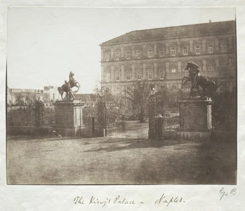The King's Palace, Naples by George Wilson Bridges, photograph, 1840-1852