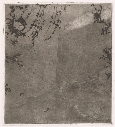 Il calar della notte (Nightfall) by Luigi Conconi, print, 1897-1907