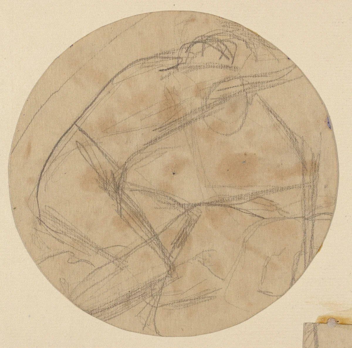 Figure Study by Charles Sprague Pearce, drawing, 1890-1897