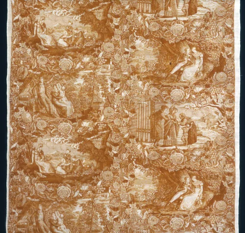 The Seasons and the Ages of Man (Furnishing Fabric) by Frédéric Etienne Joseph Feldtrappe, textile, 1820-1840