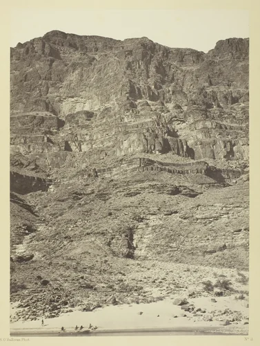 Wall in the Grand Cañon, Colorado River by Timothy O'Sullivan, photograph, 1871