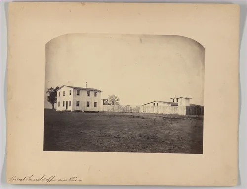 Provost Marshall’s Office and Prison, Camp Nelson, Kentucky by G. W. Foster, photograph, 1863-1864