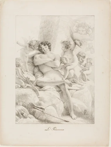 The Idler by Pierre Guérin, print, 1816