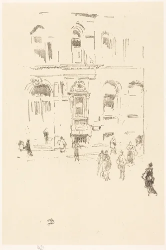 Victoria Club by James McNeill Whistler, print, 1879-1887