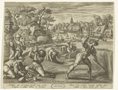 Zomer by Unknown, print, 1575-1595