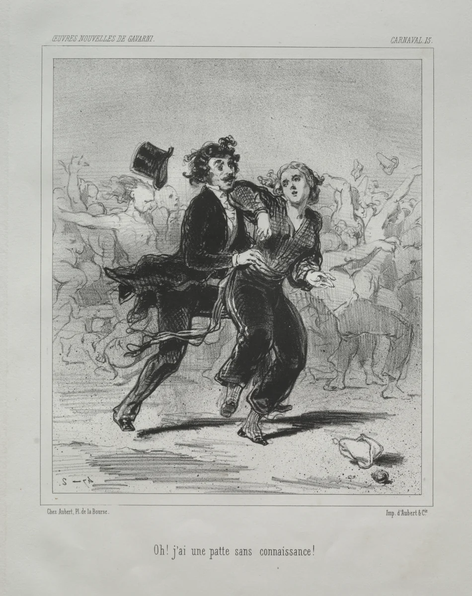 Carnaval by Paul Gavarni, print, 1824-1847