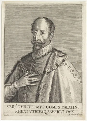 Portret van Willem V van Beieren by Unknown, print, 1560-1620