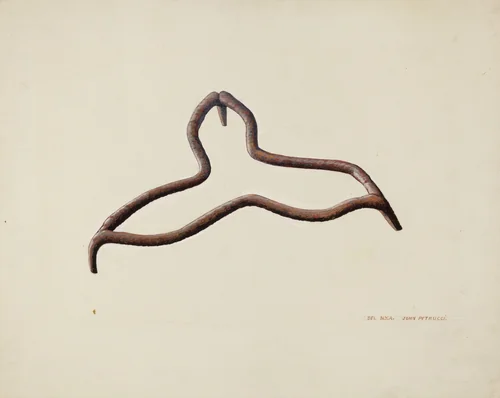 Flat Iron Stand by John Petrucci, index of american design, 1939