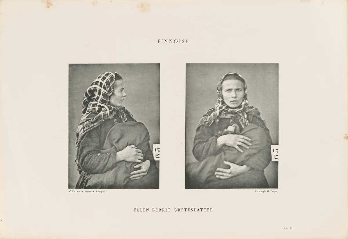 Ellen Berrit Gretesdatter by Roland-Napoléon Bonaparte, photograph, 1884