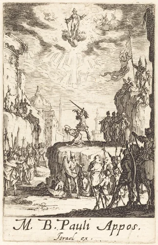 The Martyrdom of Saint Paul by Jacques Callot, print, 1634-1635