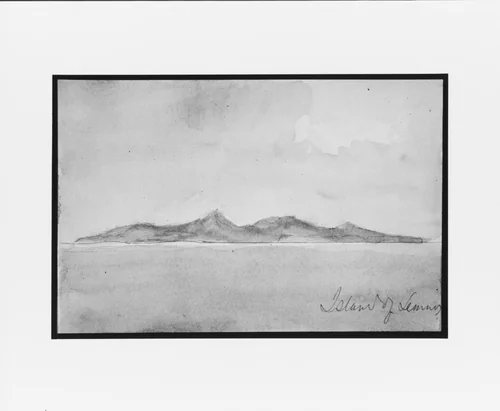 Island of Lemnos (from Sketchbook) by Mary Newbold Sargent, artwork, 1904