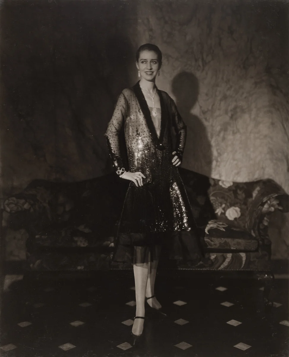 Cheruit Gown. Marion Morehouse (Mrs. E. E. Cummings) by Edward Steichen, photograph, 1927