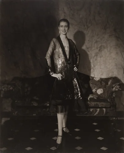 Cheruit Gown. Marion Morehouse (Mrs. E. E. Cummings) by Edward Steichen, photograph, 1927