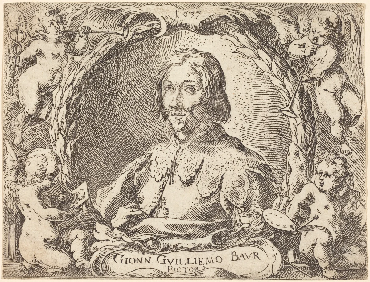 Capricci di varie battaglie (Frontispiece) by Johann Wilhelm Baur, print, 1635