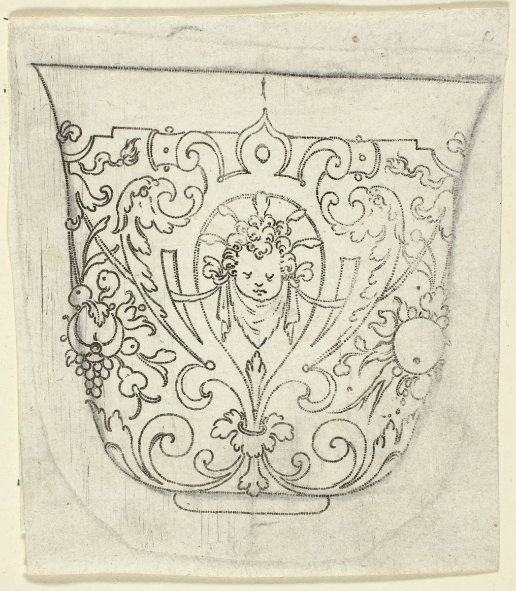 Plate 1, from XX Stuck zum (ornamental designs for goblets and beakers) by Master A.P. German, print, 1601