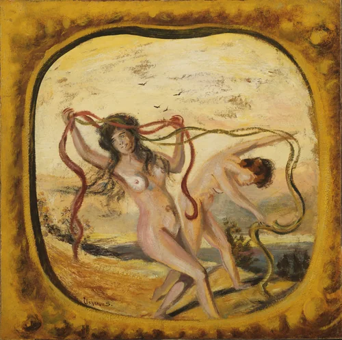Dancing Nymphs by Louis Michel Eilshemius, painting, 1914