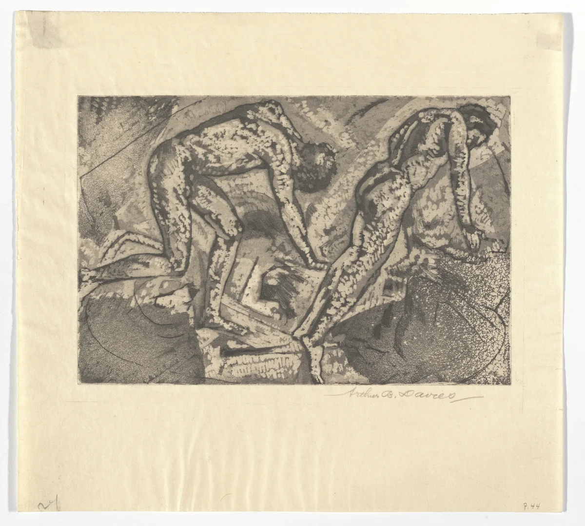 Up-Rising by Arthur B. Davies, print, 1919