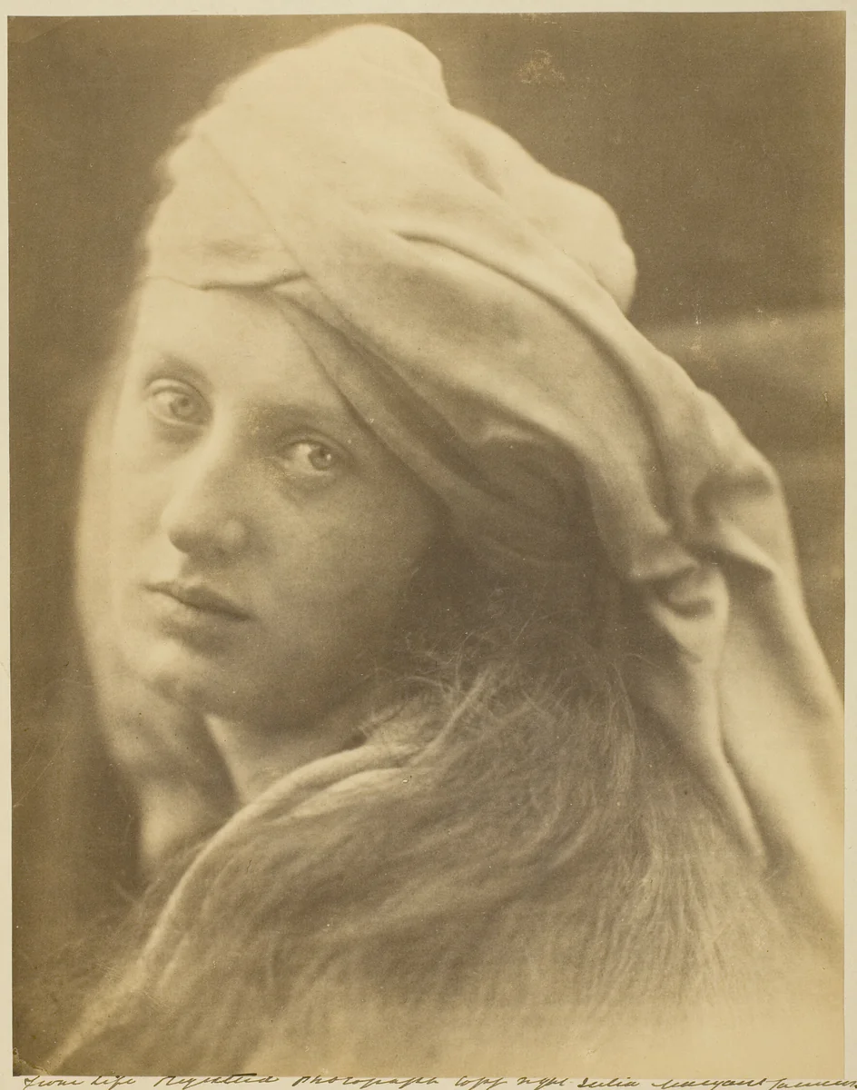 A Study of the Beatrice Cenci by Julia Margaret Cameron, photograph, 1870