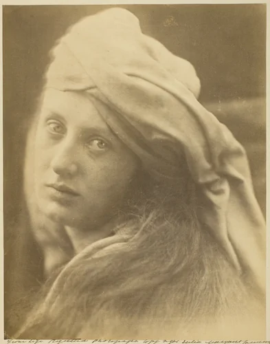 A Study of the Beatrice Cenci by Julia Margaret Cameron, photograph, 1870