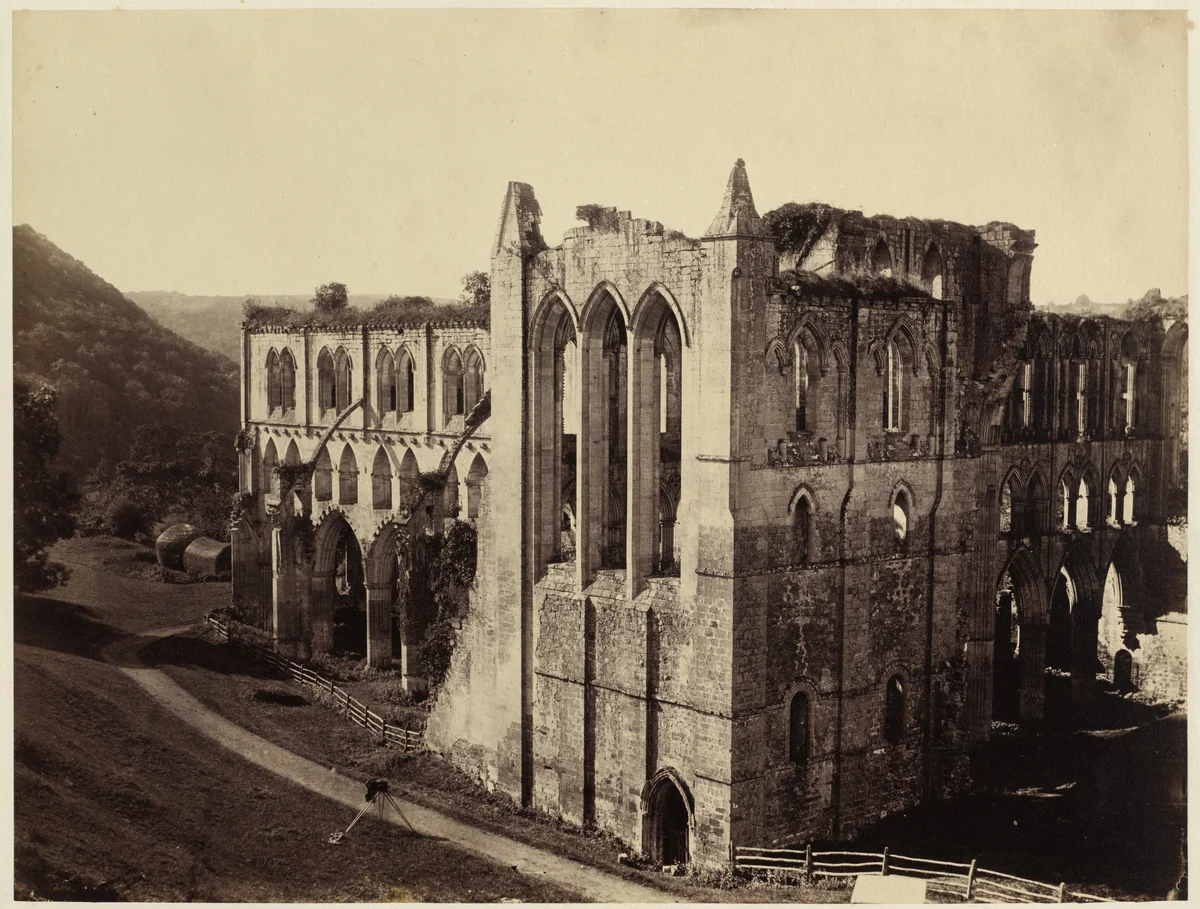 Rievaulx Abbey, the North Transept by Roger Fenton, photograph, 1854