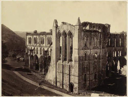 Rievaulx Abbey, the North Transept by Roger Fenton, photograph, 1854
