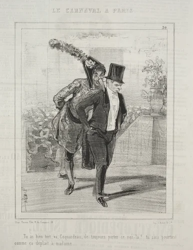 Carnaval by Paul Gavarni, print, 1841-1843
