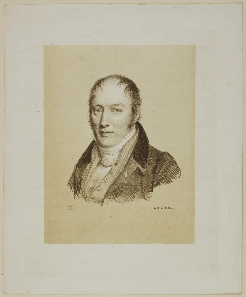 Portrait of a Man by Jean Antoine Laurent
François le Villain, print, 1783-1832