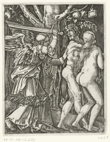 Expulsion from Paradise by Unknown, print, 1510-1515