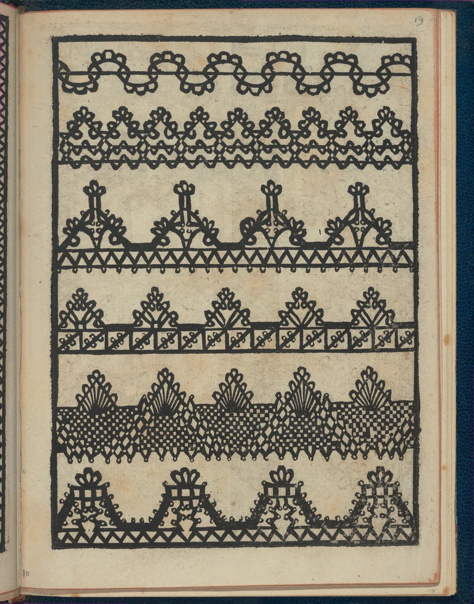 Le Pompe: Opera Nova, page 10 (recto) by Giovanni Battista & Marchio Sessa, book, 1557