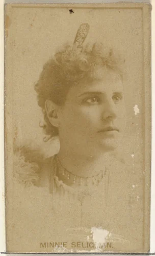 Minnie Seligman, from the Actors and Actresses series (N145-8) issued by Duke Sons & Co. to promote Duke Cigarettes by W. Duke, Sons & Co., photograph, 1890-1895
