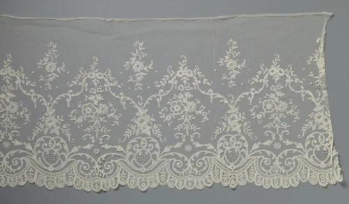 Japonstrook van applicatiekant met gezwenkte poortboogjes by anonymous, other, 1850