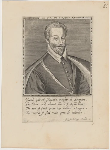 Charles, Duc de Lorraine by Jacques Granthomme; Pierre Gourdelle, print, 1533-1648