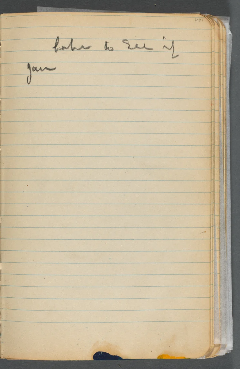 Sketchbook, page 144: Notes by Maurice Prendergast, book, 1905-1910