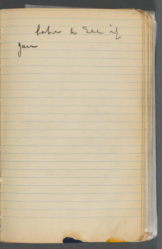 Sketchbook, page 144: Notes by Maurice Prendergast, book, 1905-1910