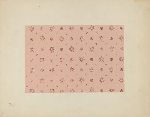 Wall Paper by Paul Farkas, index of american design, 1937