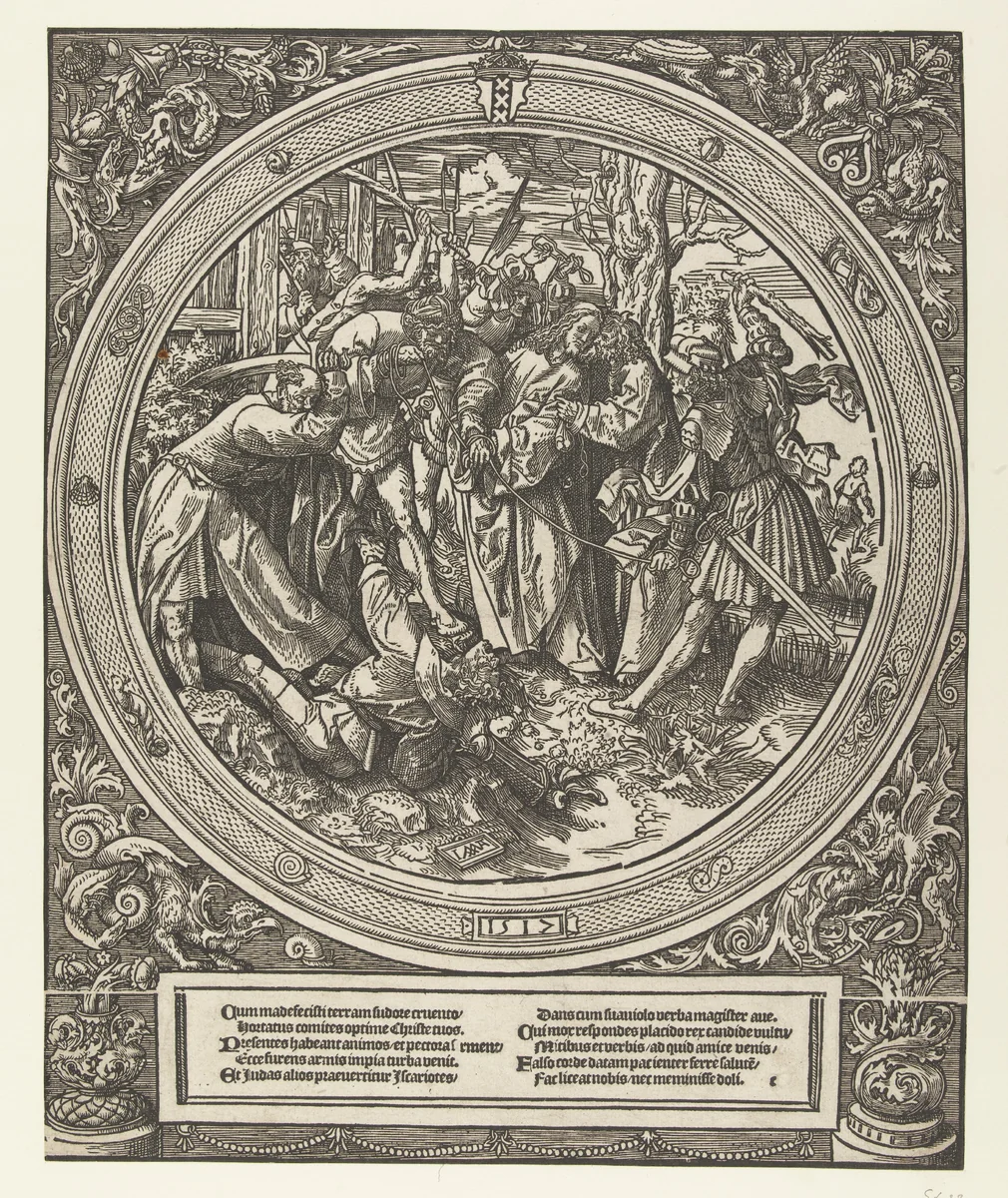 De Judaskus by Unknown, print, 1517