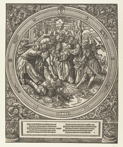 De Judaskus by Unknown, print, 1517