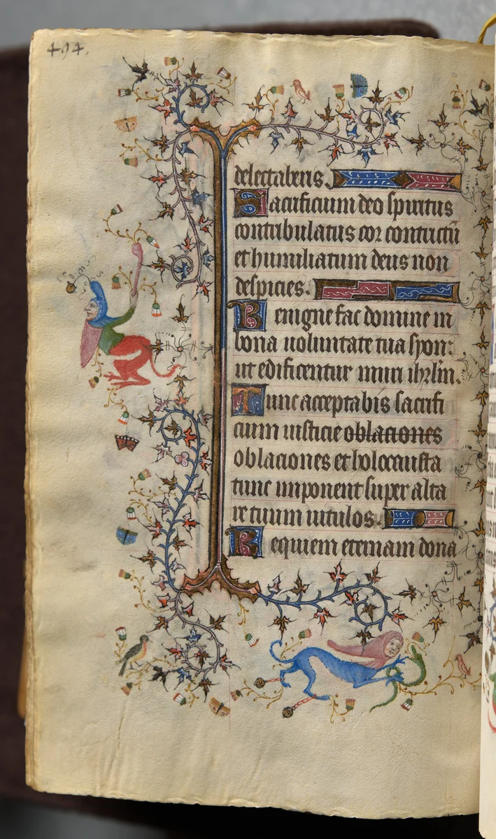 Hours of Charles the Noble, King of Navarre (1361-1425): fol. 241v, Text by Master of the Brussels Initials and Associates, book, 1400-1410