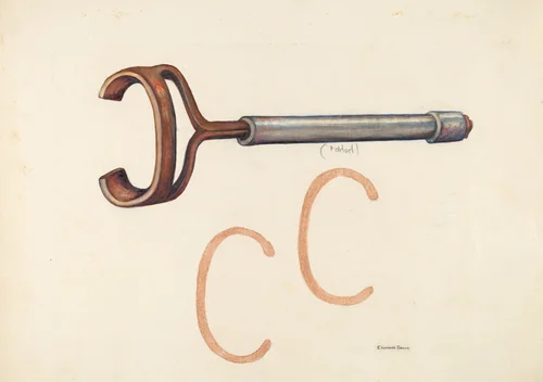 Branding Iron by Elizabeth Johnson, index of american design, 1942
