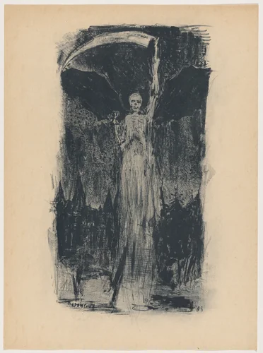 Le château de la mort (The House of the Dead) by Jean Danguy, print, 1895