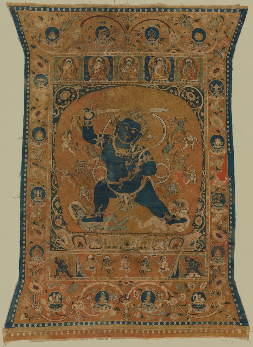 Achala, King of the Wrathful Ones by Unknown, textile, 1200-1225