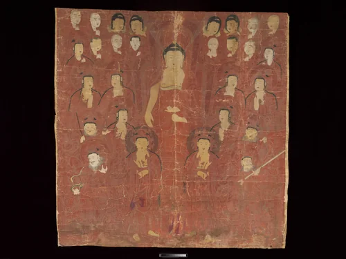 Vulture Peak Assembly by Unidentified Artist, painting, 1736-1766