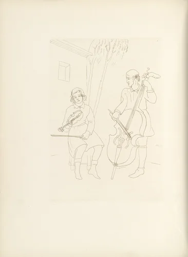 Untitled (plate, folio 8) from Ten Sonnets by Othon Coubine, illustrated book, 1924