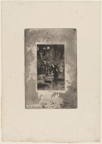 Une Variètè dans L'Amour by Félix-Hilaire Buhot, print, 1847-1898