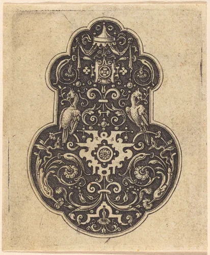 Arabesque Designs by Etienne Delaune, print, 1519-1583