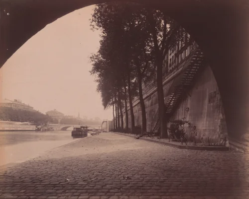 Vue Prise Sous le Pont Neuf (6e Arrondissement) by Eugène Atget, photograph, 1910
