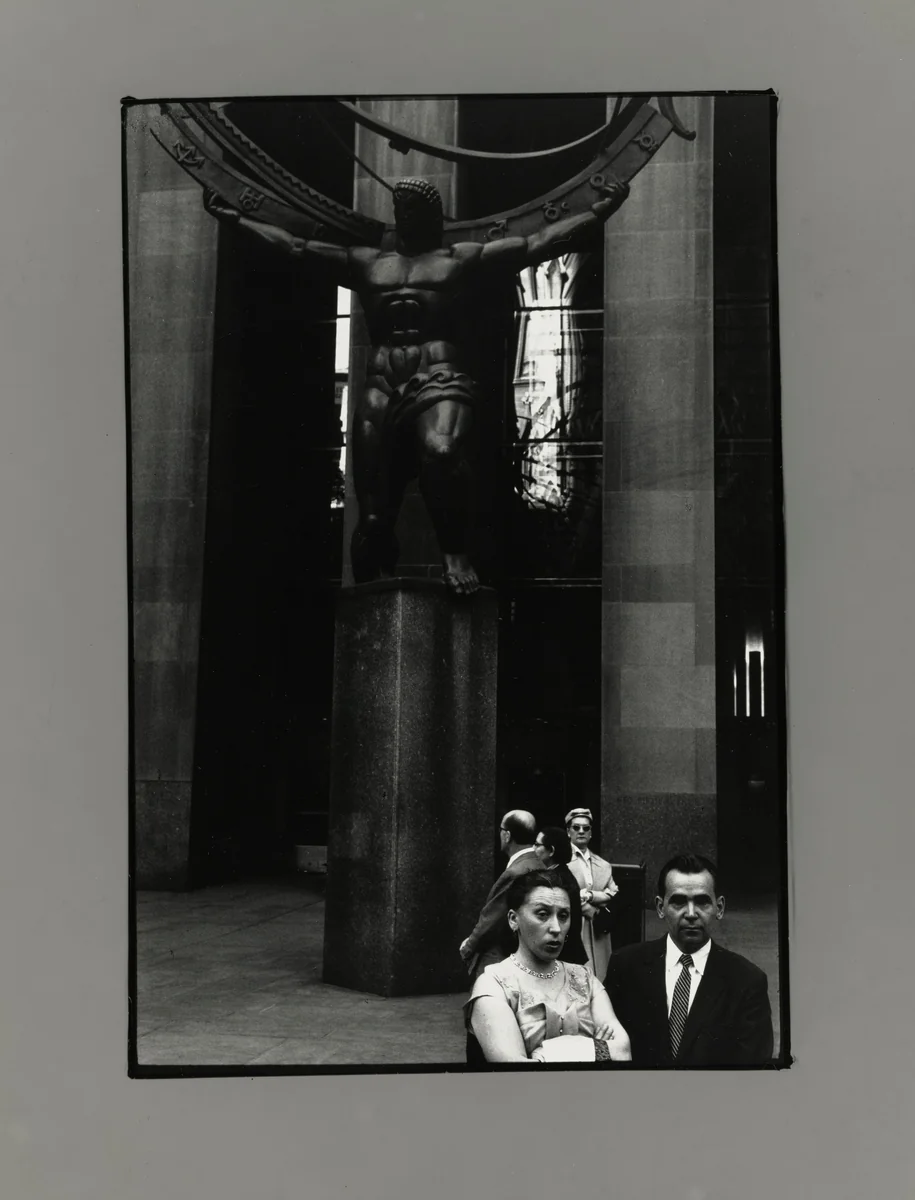 From the Bus, New York by Robert Frank, photograph, 1958