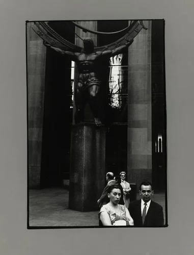 From the Bus, New York by Robert Frank, photograph, 1958
