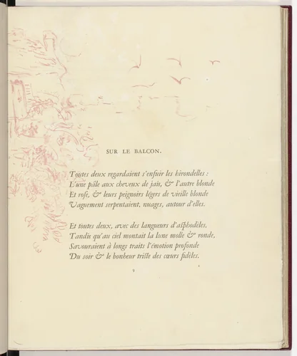 In-text plate (page 9) from Parallèlement (In Parallel) by Pierre Bonnard, illustrated book, 1900