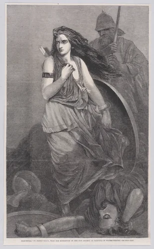 Dar-Thula, from "Illustrated London News" by Frederick James Smyth, print, 1861